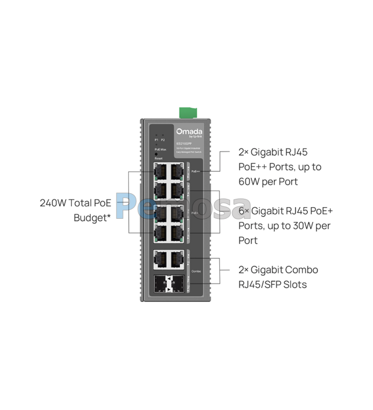 Switch Industrial 8 Ports...